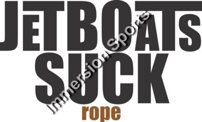 JetBoats SUCK Rope 14 blk brn curves