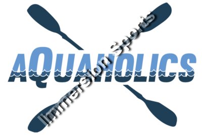 Aquaholics Crossed Paddles
