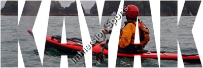 Kayak Cut Out White Stroke
