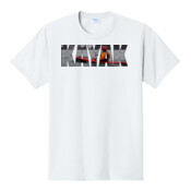 YOUR PHOTO Custom Kayak "Cutout" on Light Colors